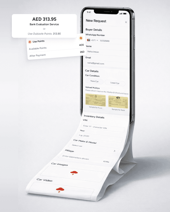 Original CarForce showing inconsistent interface