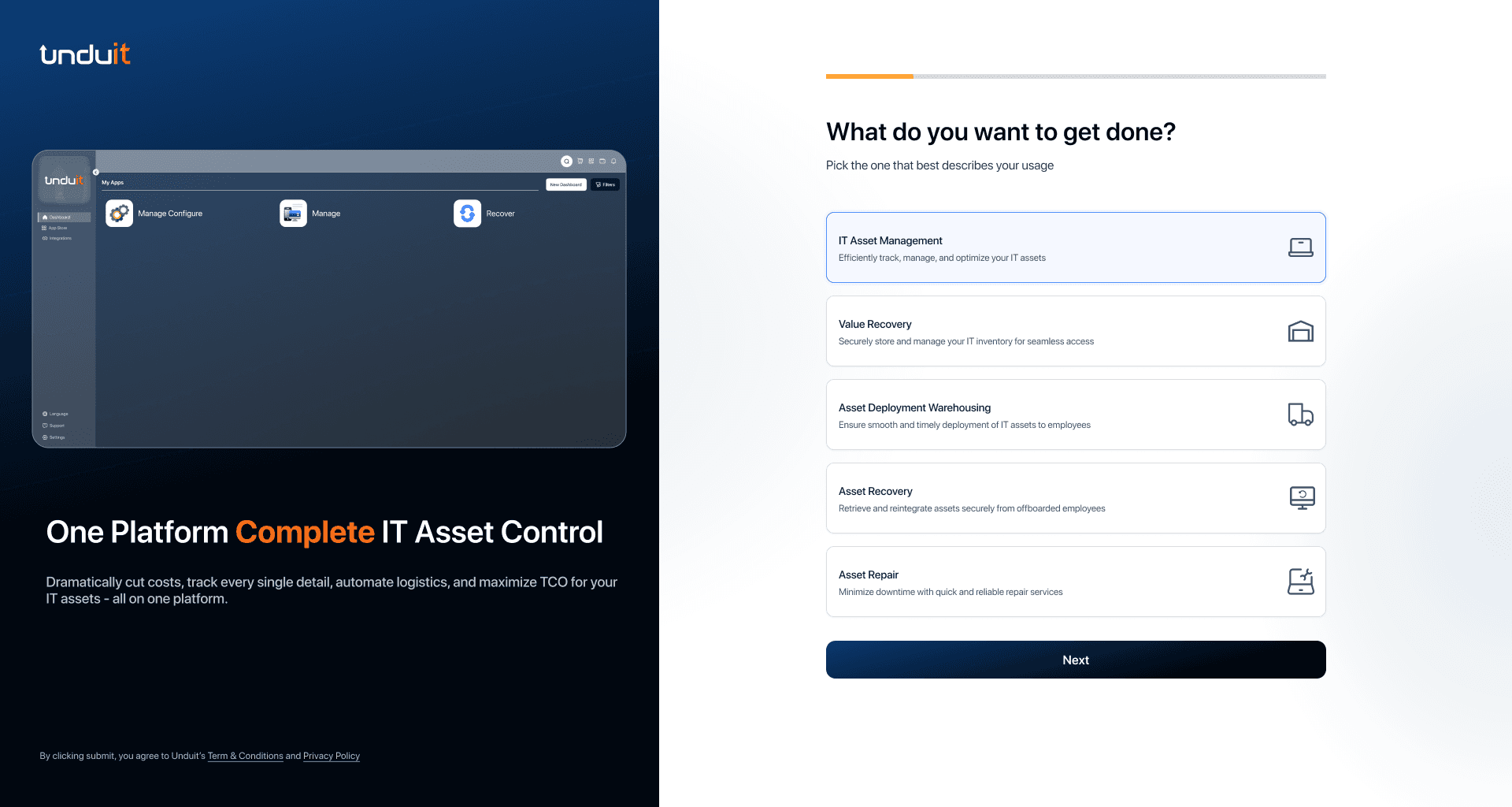Unduit product work screenshot 13