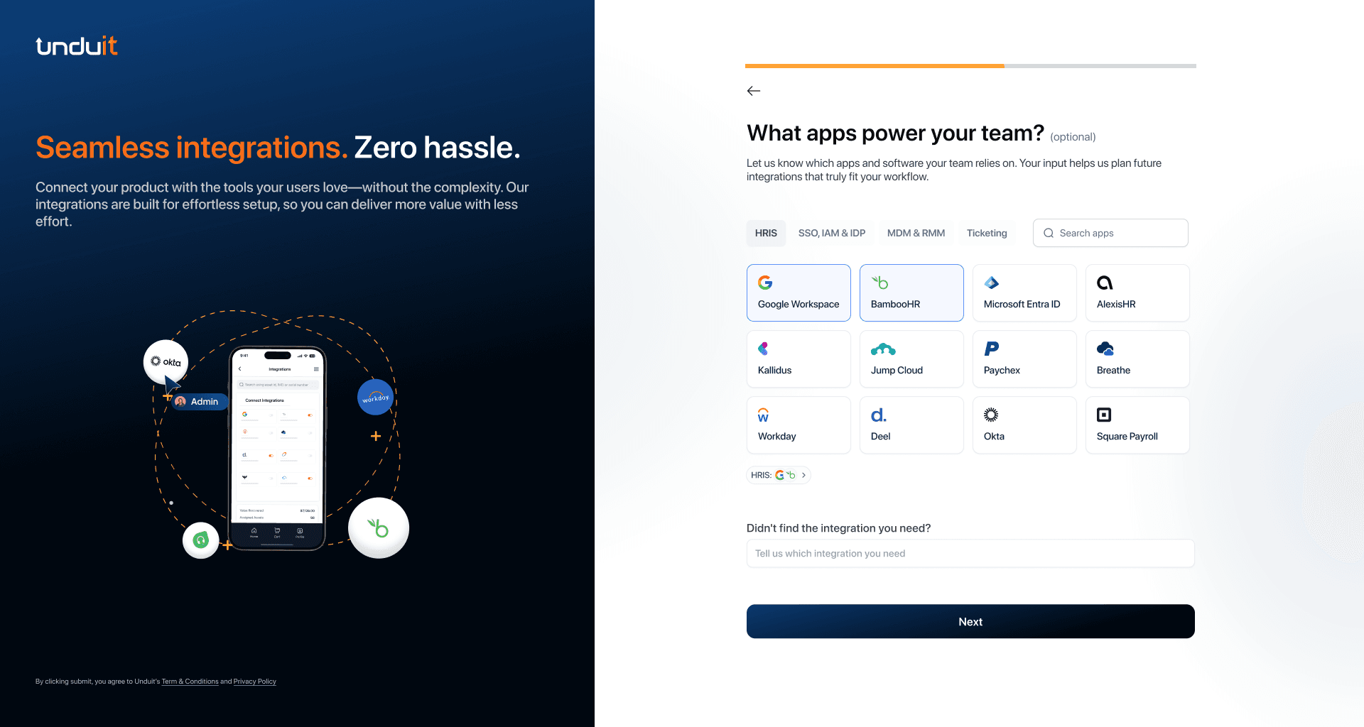 Unduit product work screenshot 15